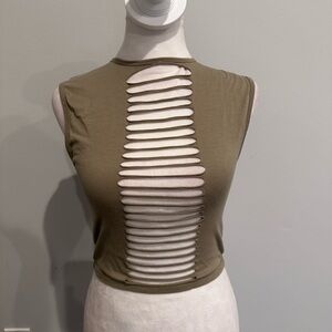 MOTEL ROCKS cut out tank top. Adorable for an occasion. Women’s Size Small.